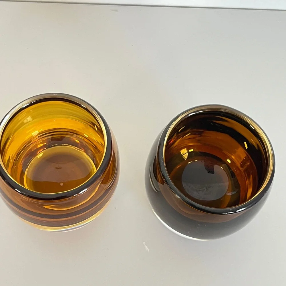 Crate&Barrel hand blown